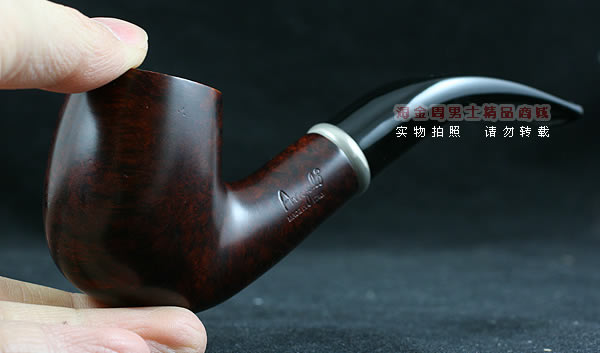 进口烟具 正品意大利Angelo安之龙石楠木烟斗 六件套装银圈633-9