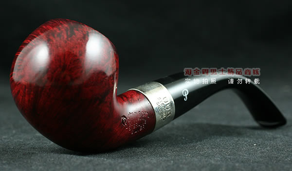 进口烟具 正品彼得森Peterson石楠木烟斗 五件套装酒红银圈斗P03-1