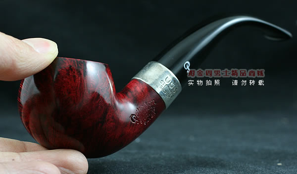 进口烟具 正品彼得森Peterson石楠木烟斗 五件套装酒红银圈斗P03-10