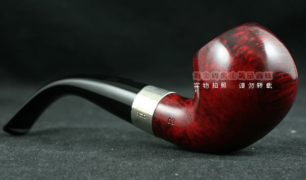 进口烟具 正品彼得森Peterson石楠木烟斗 五件套装酒红银圈斗P03-2