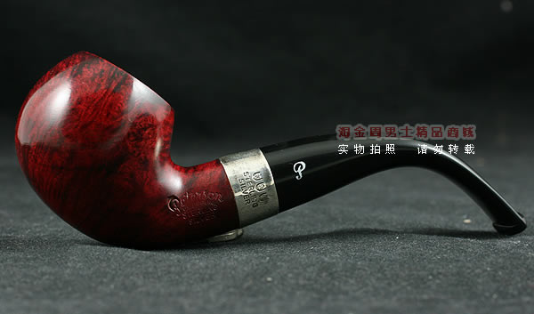 进口烟具 正品彼得森Peterson石楠木烟斗 五件套装酒红银圈斗P03-4