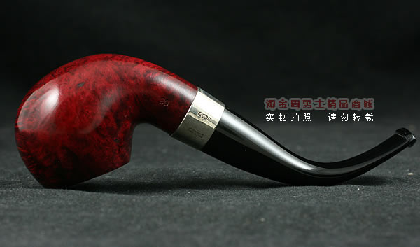 进口烟具 正品彼得森Peterson石楠木烟斗 五件套装酒红银圈斗P03-5