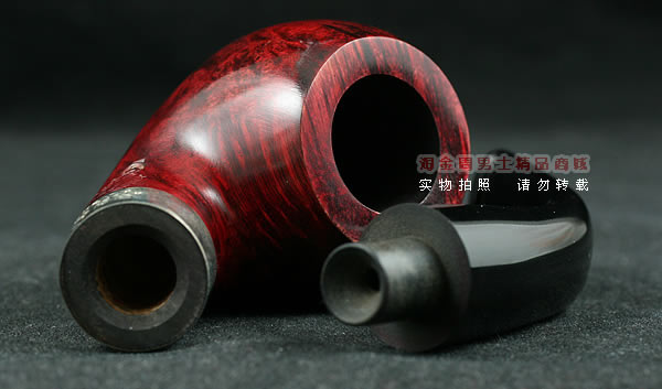 进口烟具 正品彼得森Peterson石楠木烟斗 五件套装酒红银圈斗P03-7
