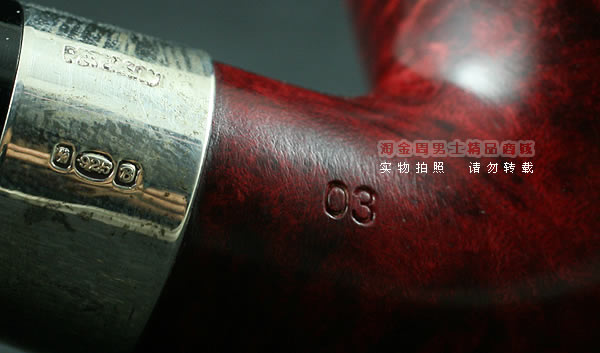 进口烟具 正品彼得森Peterson石楠木烟斗 五件套装酒红银圈斗P03-9