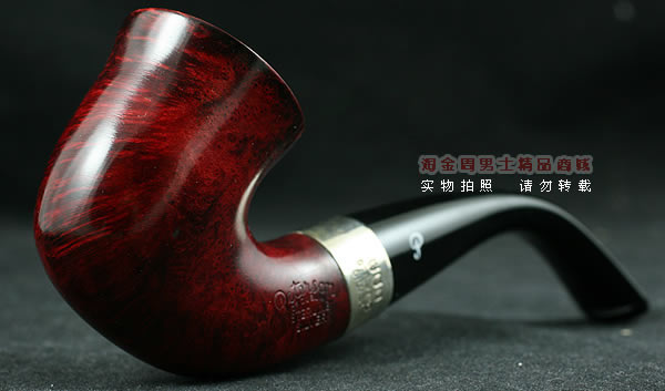 进口烟具 正品彼得森Peterson石楠木烟斗 五件套装酒红银圈斗P05-1