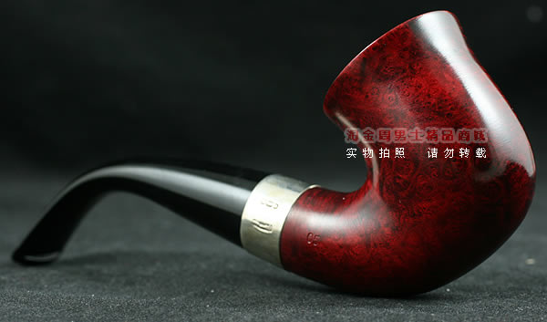 进口烟具 正品彼得森Peterson石楠木烟斗 五件套装酒红银圈斗P05-2