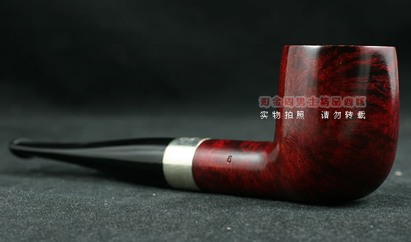 进口烟具 正品彼得森Peterson石楠木烟斗 五件套酒红银圈斗P06-2