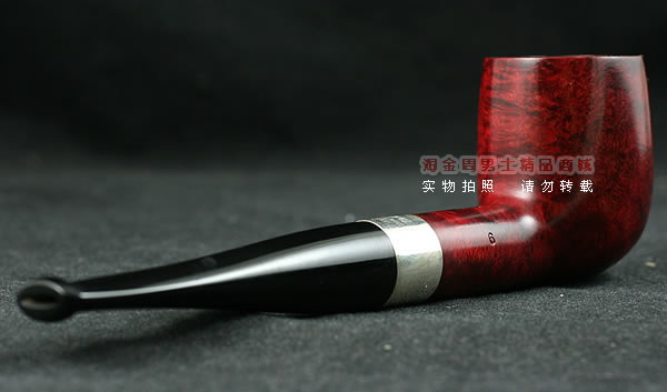 进口烟具 正品彼得森Peterson石楠木烟斗 五件套酒红银圈斗P06-3