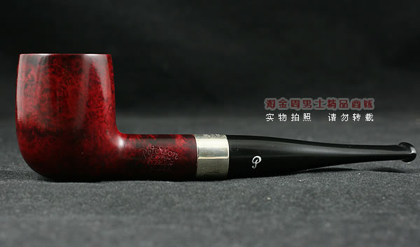 进口烟具 正品彼得森Peterson石楠木烟斗 五件套酒红银圈斗P06-4