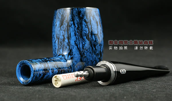 进口烟具 正品法国CHACOM CC石楠木烟斗 六件套装彩色斗ATLAS 186-7