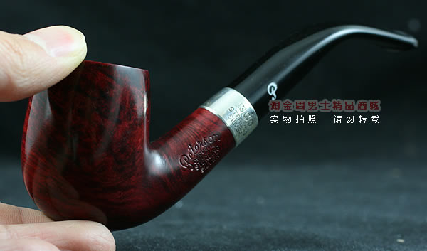 进口烟具 正品彼得森Peterson石楠木烟斗 五件套酒红银圈斗P65-10