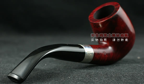 进口烟具 正品彼得森Peterson石楠木烟斗 五件套酒红银圈斗P65-3