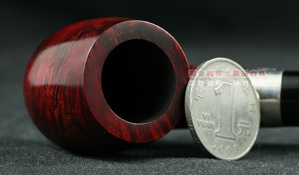 进口烟具 正品彼得森Peterson石楠木烟斗 五件套酒红银圈斗P65-6