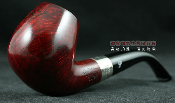 进口烟具 正品彼得森Peterson石楠木烟斗 五件套酒红银圈斗P68-1