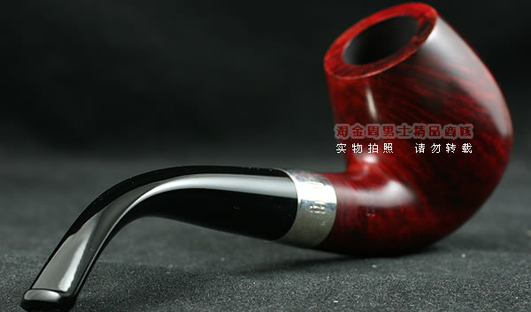 进口烟具 正品彼得森Peterson石楠木烟斗 五件套酒红银圈斗P68-3
