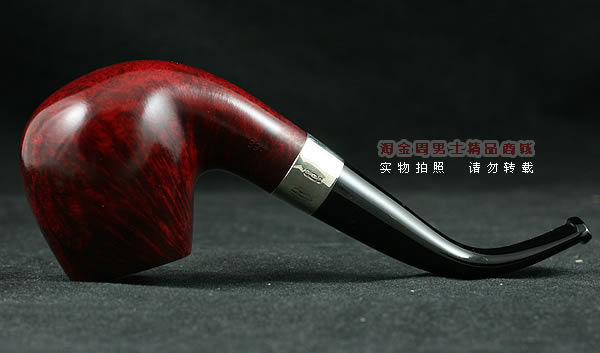 进口烟具 正品彼得森Peterson石楠木烟斗 五件套酒红银圈斗P68-5