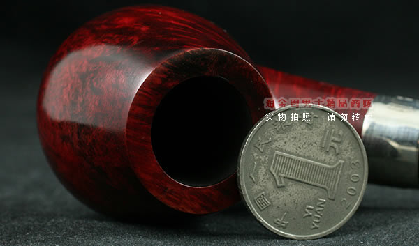 进口烟具 正品彼得森Peterson石楠木烟斗 五件套酒红银圈斗P68-6