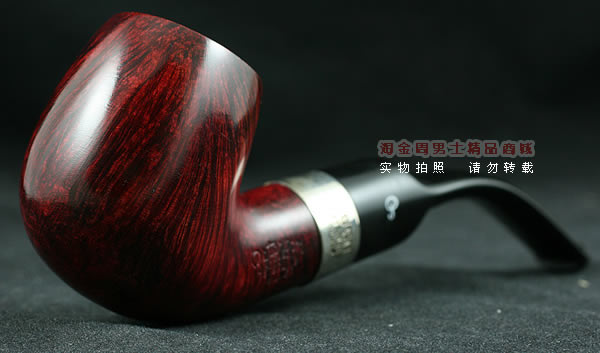 进口烟具 正品彼得森Peterson石楠木烟斗 5件套装酒红银圈斗PXL90-1