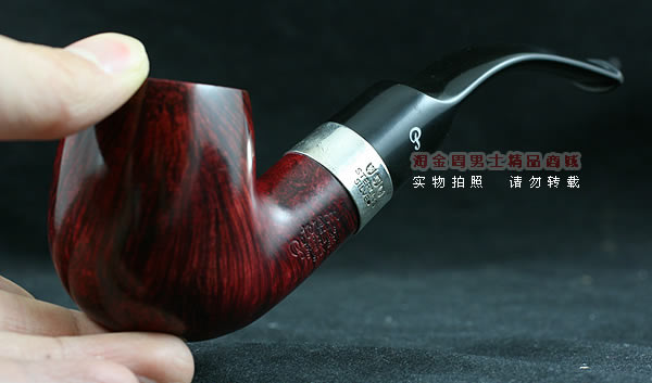进口烟具 正品彼得森Peterson石楠木烟斗 5件套装酒红银圈斗PXL90-10