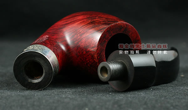 进口烟具 正品彼得森Peterson石楠木烟斗 5件套装酒红银圈斗PXL90-7