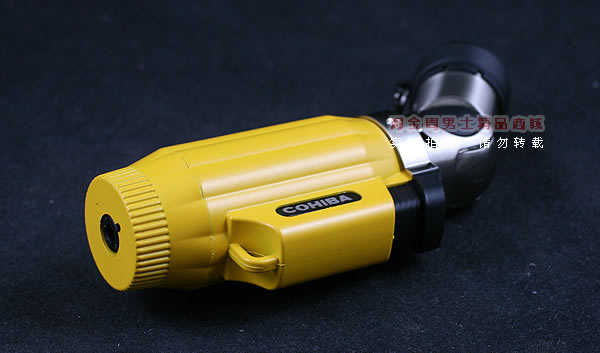 皇冠烟具 高希霸cohiba雪 茄防风直冲火打火机 可调角度火云25-1