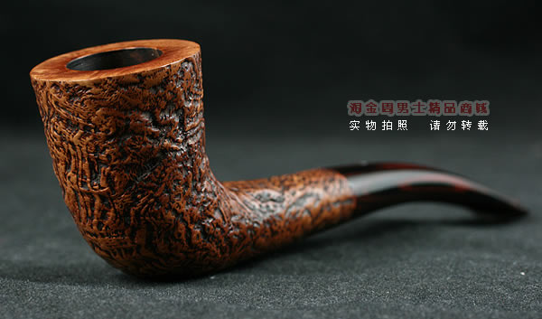 进口烟具 英国Dunhill登喜路石楠木手工烟斗套装 乡村喷砂3421-1