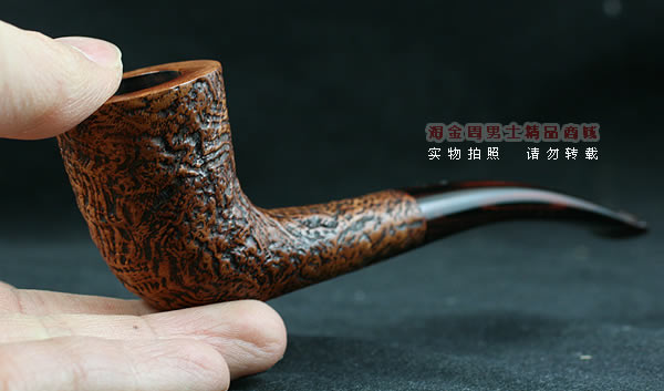 进口烟具 英国Dunhill登喜路石楠木手工烟斗套装 乡村喷砂3421-11