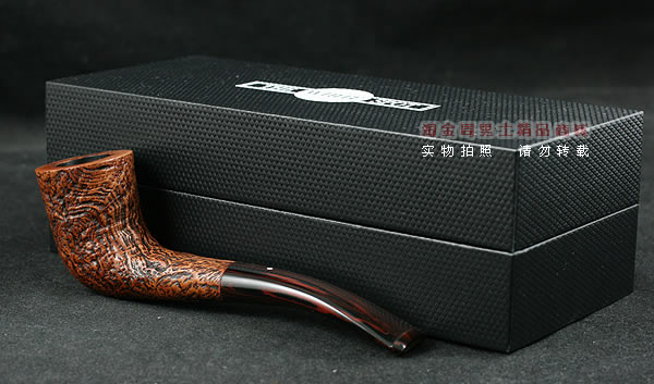 进口烟具 英国Dunhill登喜路石楠木手工烟斗套装 乡村喷砂3421-12