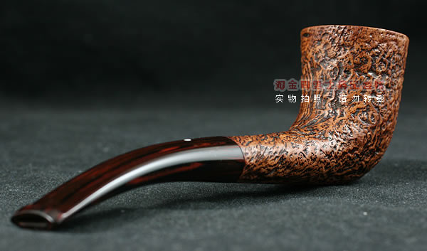 进口烟具 英国Dunhill登喜路石楠木手工烟斗套装 乡村喷砂3421-3