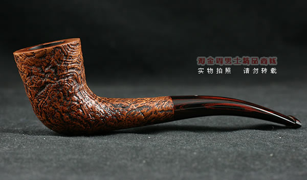 进口烟具 英国Dunhill登喜路石楠木手工烟斗套装 乡村喷砂3421-4