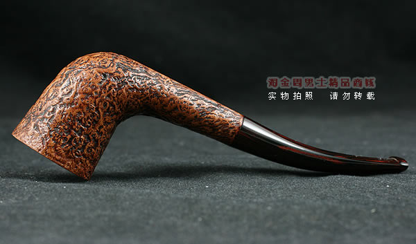 进口烟具 英国Dunhill登喜路石楠木手工烟斗套装 乡村喷砂3421-5