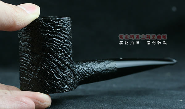 进口烟具 英国Dunhill登喜路石楠木手工烟斗 6件套装贝壳喷砂5122-10