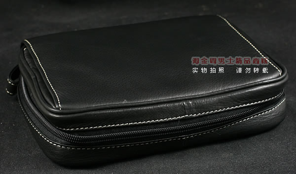 进口烟具 原装正品意大利lubinski真皮4斗烟斗皮包 I571-1