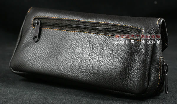 进口烟具 原装正品意大利lubinski真皮单斗烟斗皮包 I709咖啡色-1