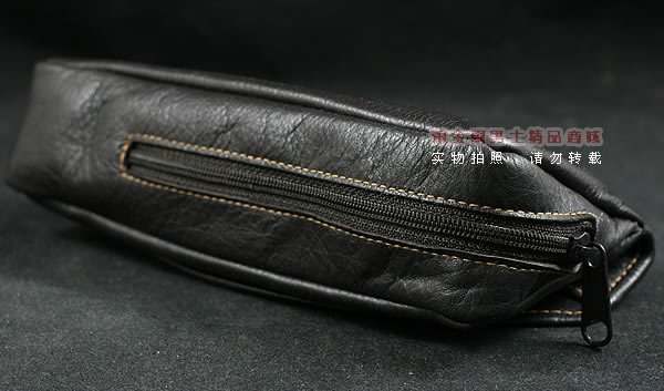 进口烟具 原装正品意大利lubinski真皮单斗烟斗皮包 I709咖啡色-2