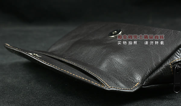 进口烟具 原装正品意大利lubinski真皮单斗烟斗皮包 I709咖啡色-4