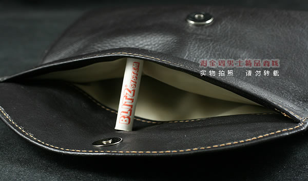 进口烟具 原装正品意大利lubinski真皮单斗烟斗皮包 I709咖啡色-5