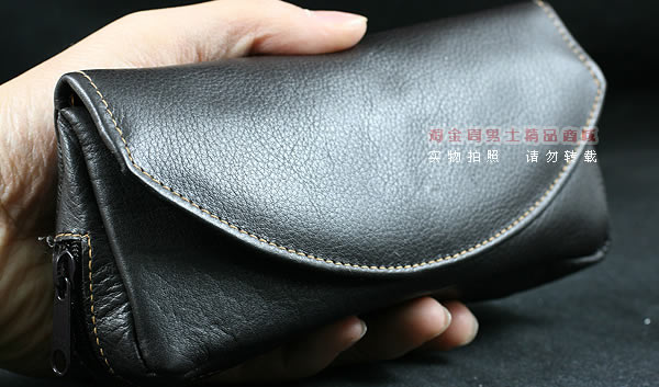 进口烟具 原装正品意大利lubinski真皮单斗烟斗皮包 I709咖啡色-8