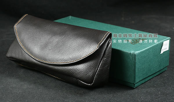 进口烟具 原装正品意大利lubinski真皮单斗烟斗皮包 I709咖啡色-9