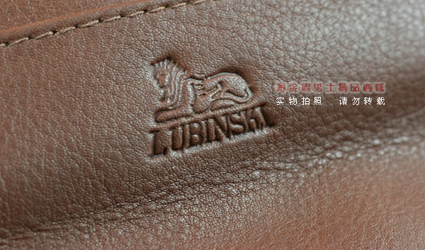 进口烟具 原装正品意大利lubinski真皮单斗烟斗皮包 I709棕色-7