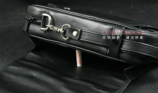 进口烟具 原装正品意大利lubinski真皮4斗烟斗皮包 I764黑色-3