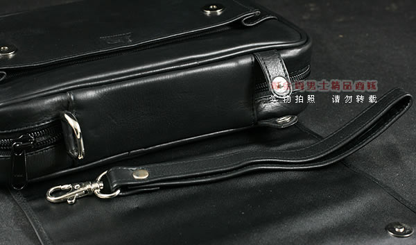 进口烟具 原装正品意大利lubinski真皮4斗烟斗皮包 I764黑色-5