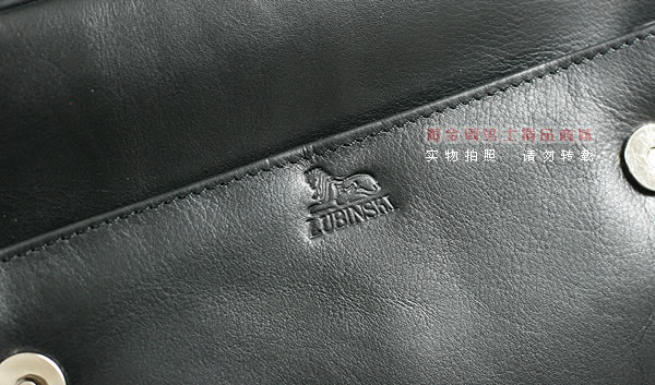 进口烟具 原装正品意大利lubinski真皮4斗烟斗皮包 I764黑色-8