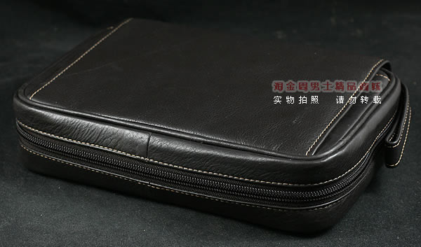 进口烟具 原装正品意大利lubinski真皮4斗烟斗皮包 I764棕色-1