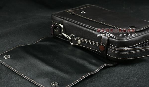 进口烟具 原装正品意大利lubinski真皮4斗烟斗皮包 I764棕色-2