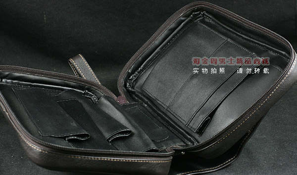 进口烟具 原装正品意大利lubinski真皮4斗烟斗皮包 I764棕色-7