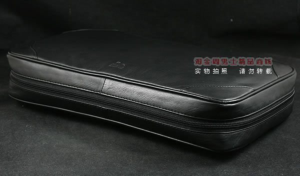 进口烟具 原装正品意大利lubinski真皮8斗烟斗皮包 I770黑色-1