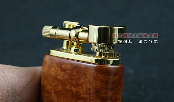 进口烟具 原装正品意大利Lubinski 石楠木烟斗打火机w860G-3