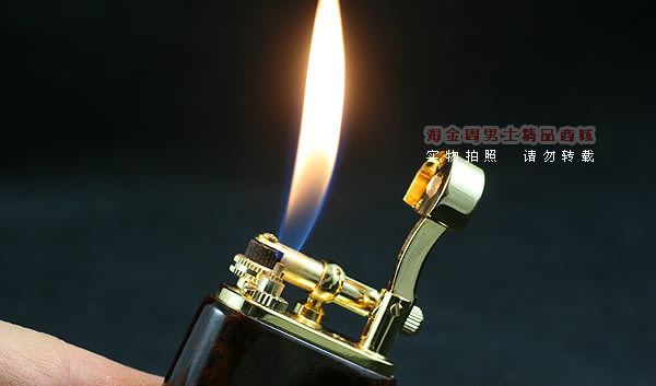 进口烟具 原装正品意大利Lubinski 石楠木烟斗打火机w861G-6