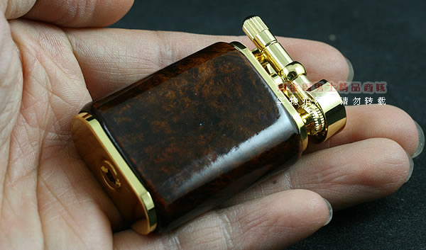 进口烟具 原装正品意大利Lubinski 石楠木烟斗打火机w861G-7